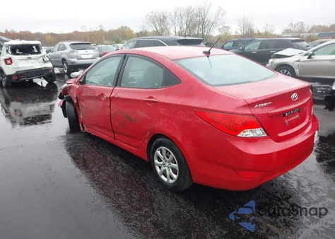 2013 Hyundai Accent Gls/Gs from USA, damaged, VIN KMHCT4AE1DU552672